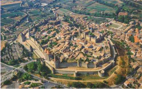 Carcassonne - Vue aerienne (2)